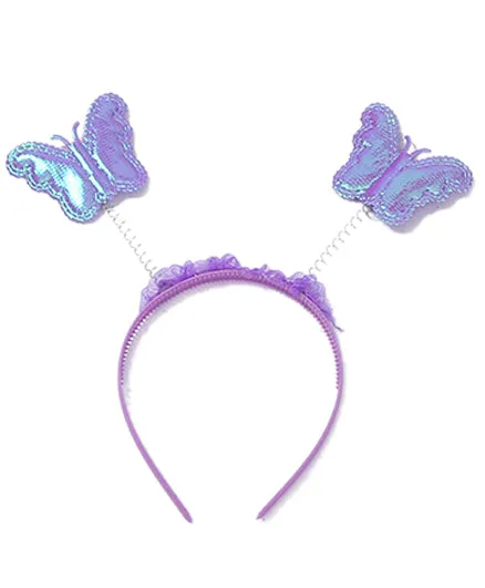 Babymoon Butterfly Fairy Angel Costumes Baby Wings Photography Props - Set of 3 | 6 Month To 10 Years | Purple