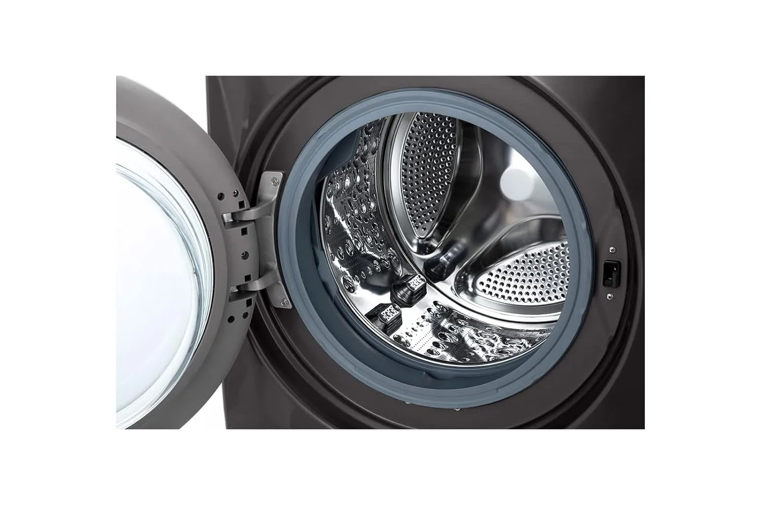 LG FHD1508STB Front Load Washer-Dryer with AI Direct Drive, Turbowash, Steam and ThinQ (15/8 kg, Black VCM)