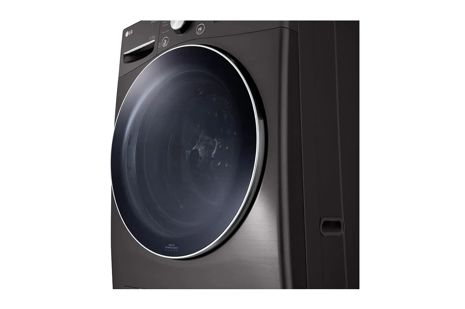 LG FHD1508STB Front Load Washer-Dryer with AI Direct Drive, Turbowash, Steam and ThinQ (15/8 kg, Black VCM)