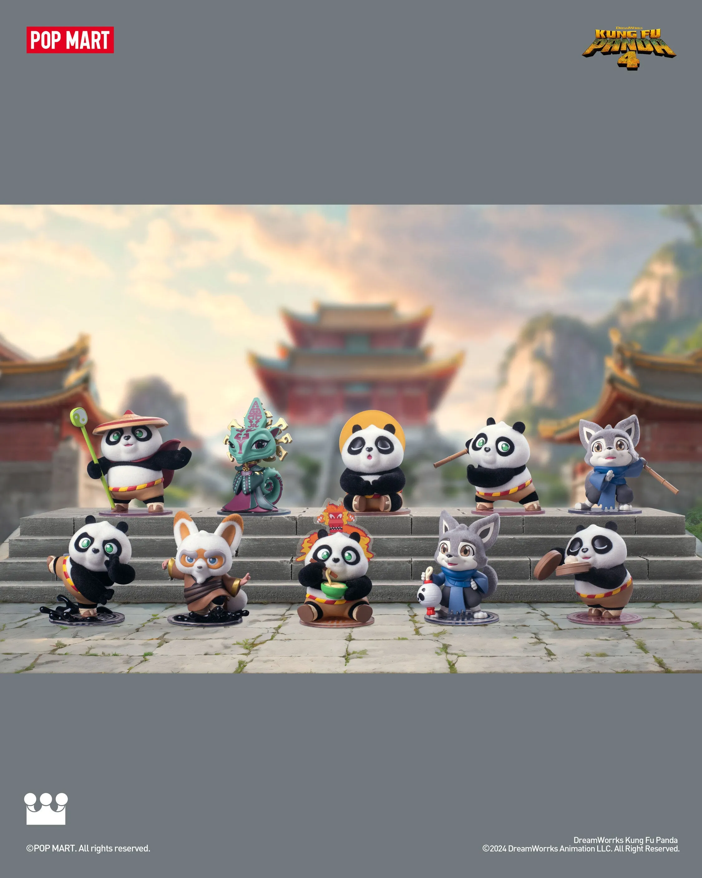 POP MART Universal Kung Fu Panda Series Figures