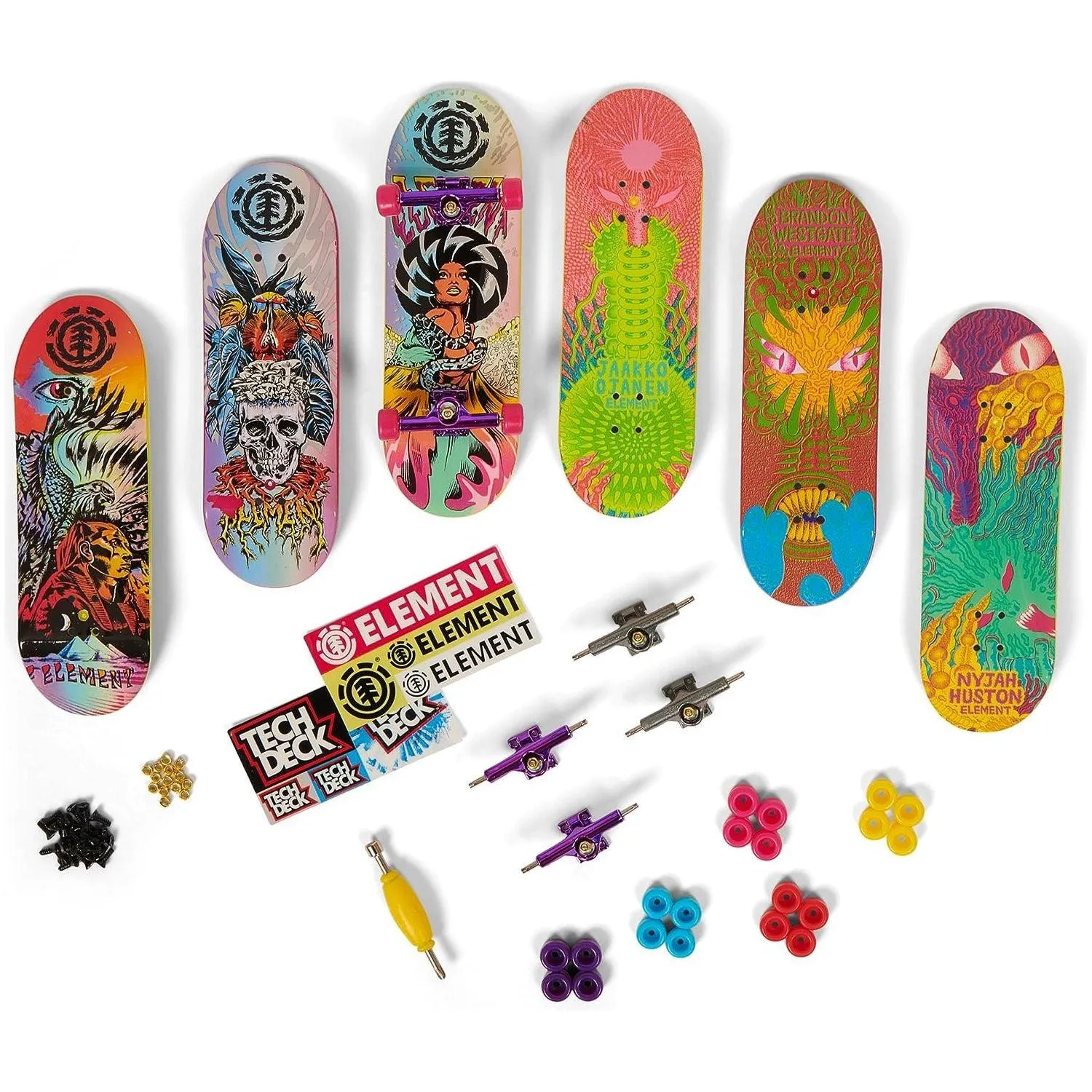TECH DECK, Sk8shop Fingerboard Bonus Pack, Collectible and Customizable Mini Skateboards, Kids Toys for Ages 6 and up (Styles May Vary)