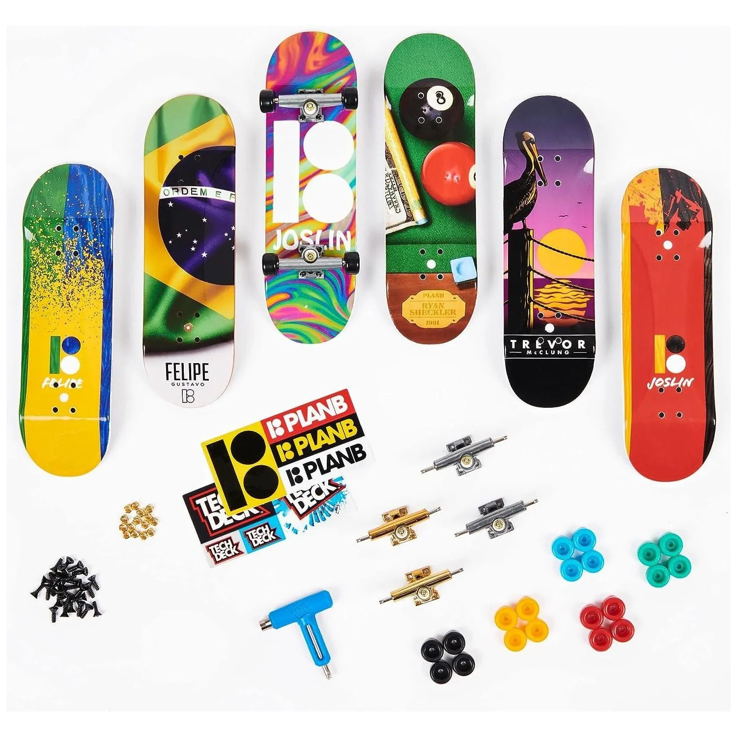 TECH DECK, Sk8shop Fingerboard Bonus Pack, Collectible and Customizable Mini Skateboards, Kids Toys for Ages 6 and up (Styles May Vary)