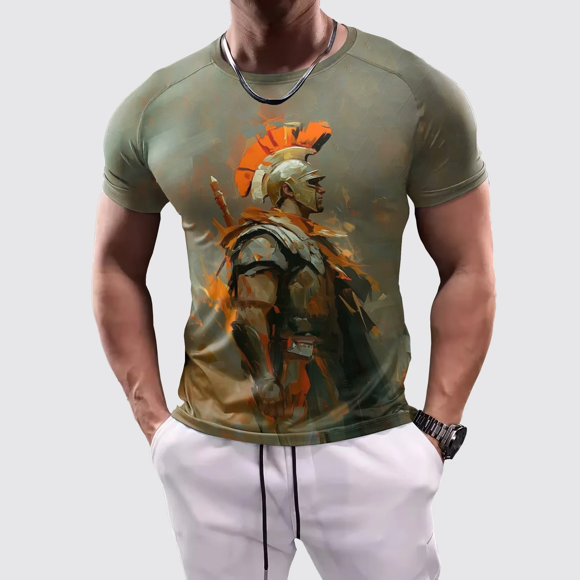 Warrior 3D Tight-Fitting Tee- AA05929