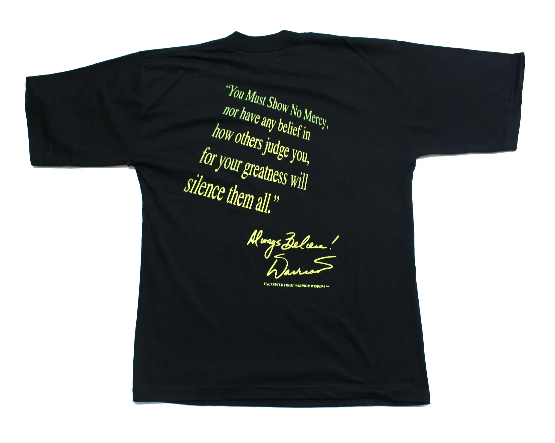 WWF ULTIMATE WARRIOR ALWAYS BELIEVE T-SHIRT LARGE